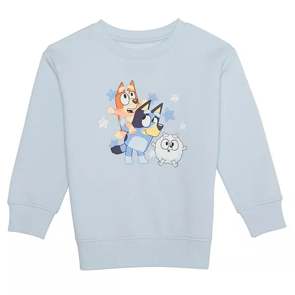 Girls 4-8 Jumping Beans® Bluey & Friends Halloween Ruffle Shoulder Graphic Sweatshirt | Kohl's