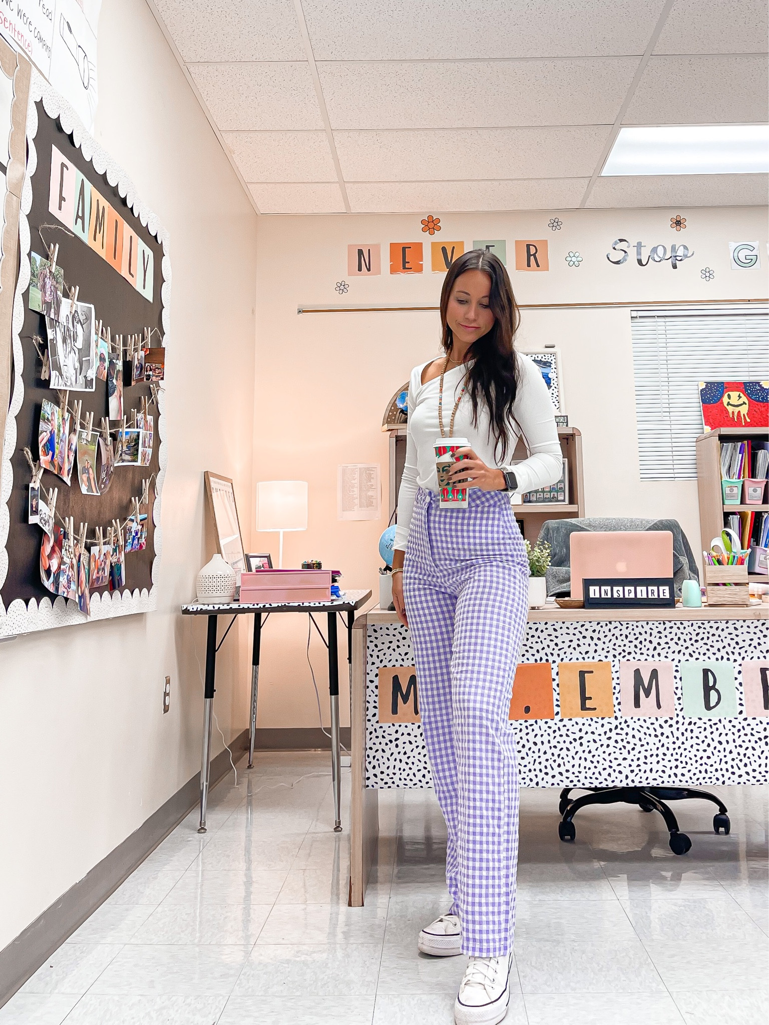 Back with the fun pants 🤪 #teacheroutfit #teacher #ootd #outfitinspo #fun #affordable #shein #teacherfit #outfitcheck #affordablefashionfinds #affordablefinds 

#LTKunder50 #LTKfit #LTKworkwear