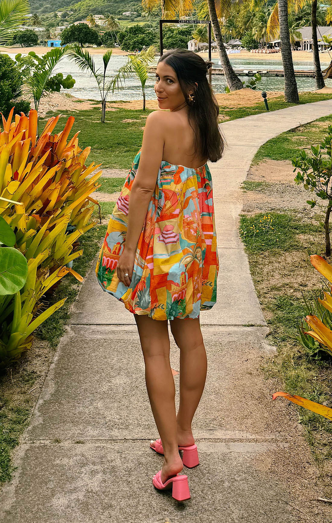 Beverly Bubble Dress, in Postcards From Italia, Size: 2XL | Show Me Your Mumu | Show Me Your Mumu