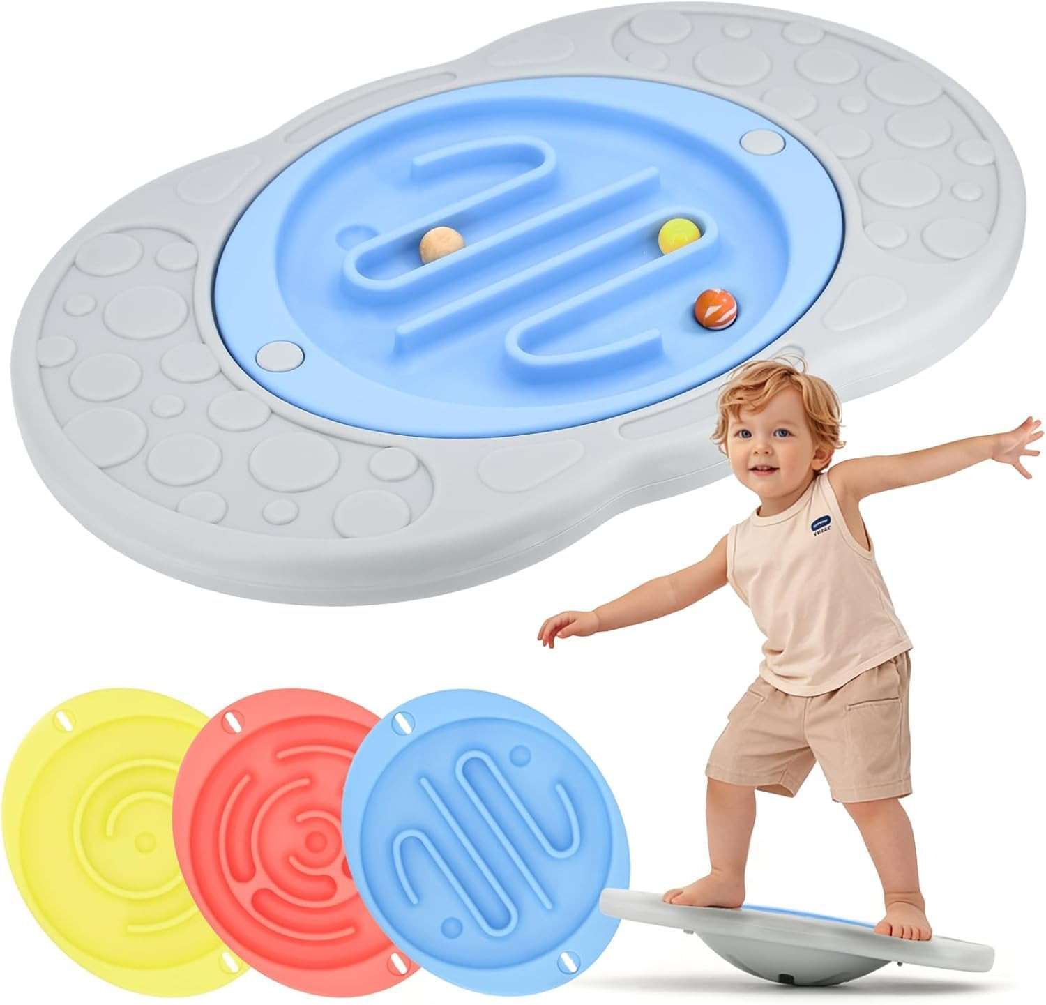 Kids Maze Balance Board, 2-in-1 Wobble Sensory Training Toy, Ages 3-12 | Amazon (US)