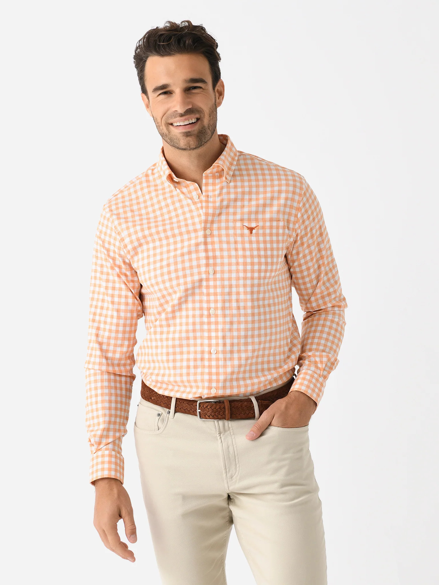 JOHNNIE-O
                      
                     Men's Collegiate Archies Performance Button... | Saint Bernard