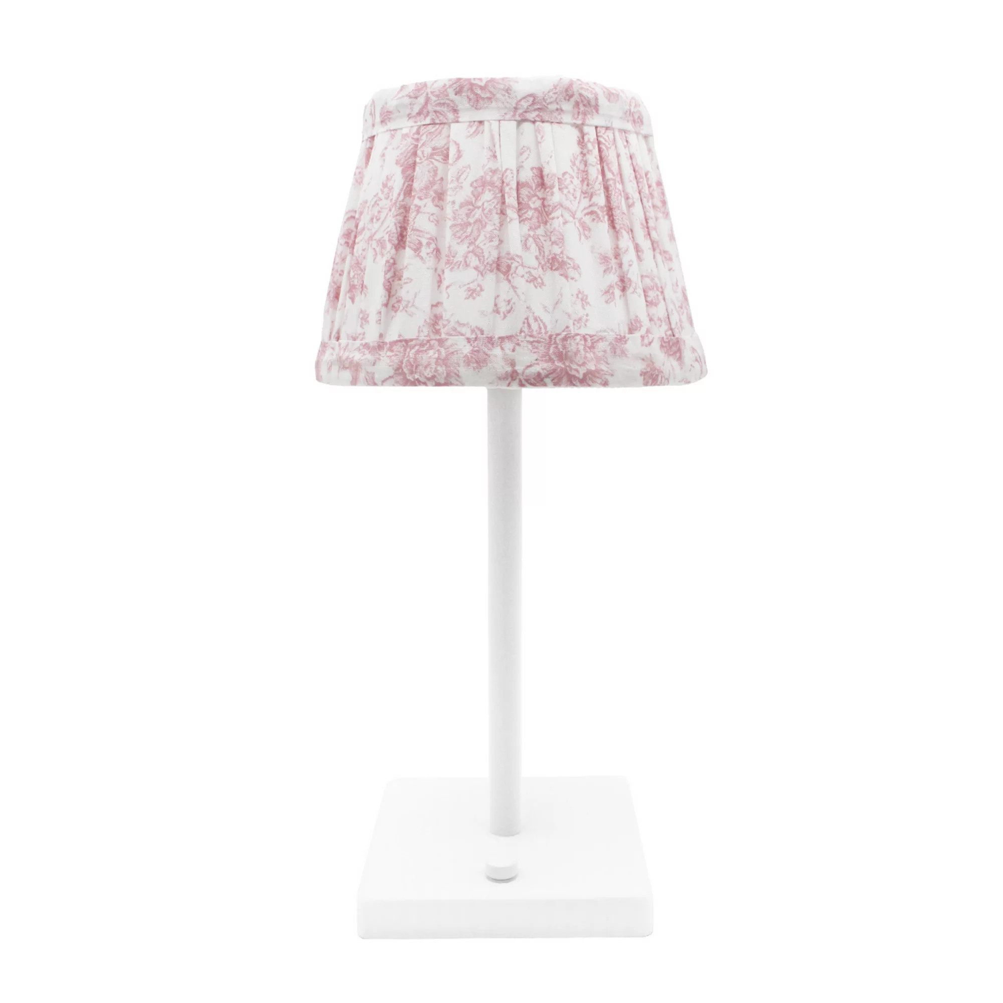 Pink Gingham Cordless Touch Lamp | Kohl's