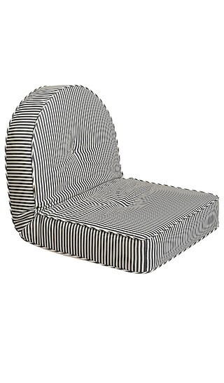 Reclining Pillow Lounger in Laurens Navy Stripe | Revolve Clothing (Global)