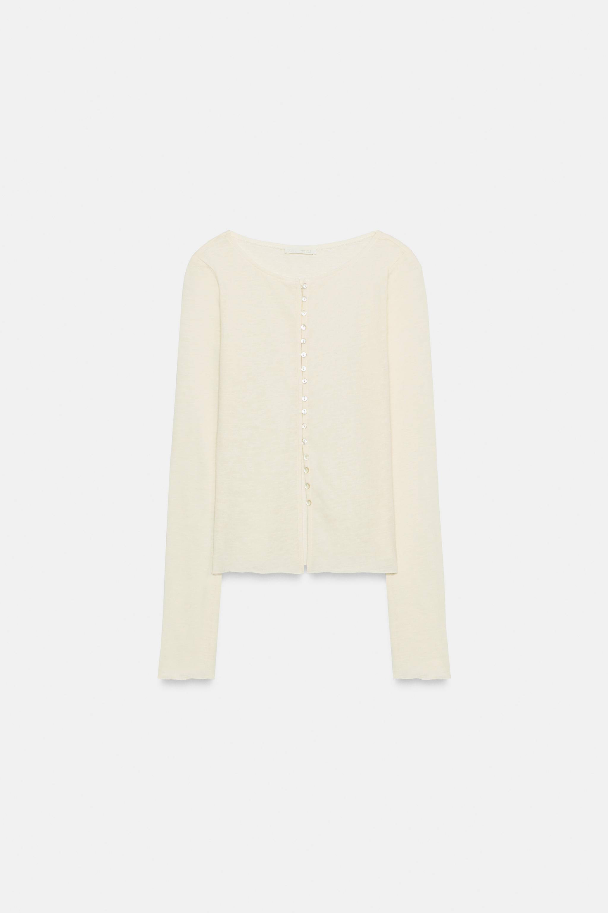 RUSTIC BUTTON-UP T-SHIRT | Zara US