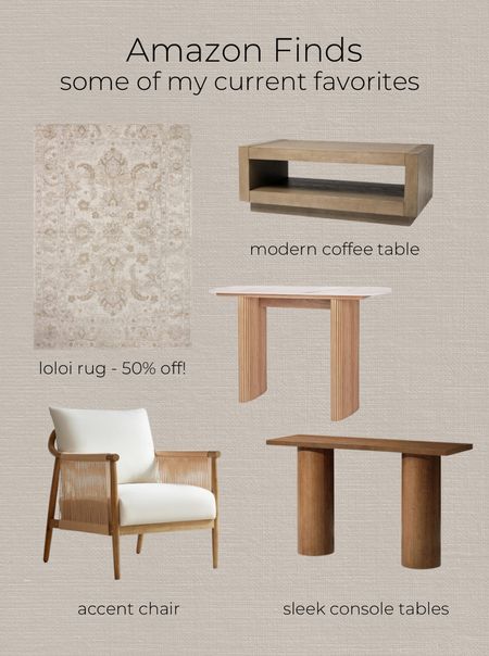 Amazon Furniture Finds for your Living Room

Amazon home, amazon furniture, amazon living room, loloi rug, coffee table, console table, entryway table, accent chair, area rug 

#LTKFindsUnder50 #LTKHome #LTKFindsUnder100