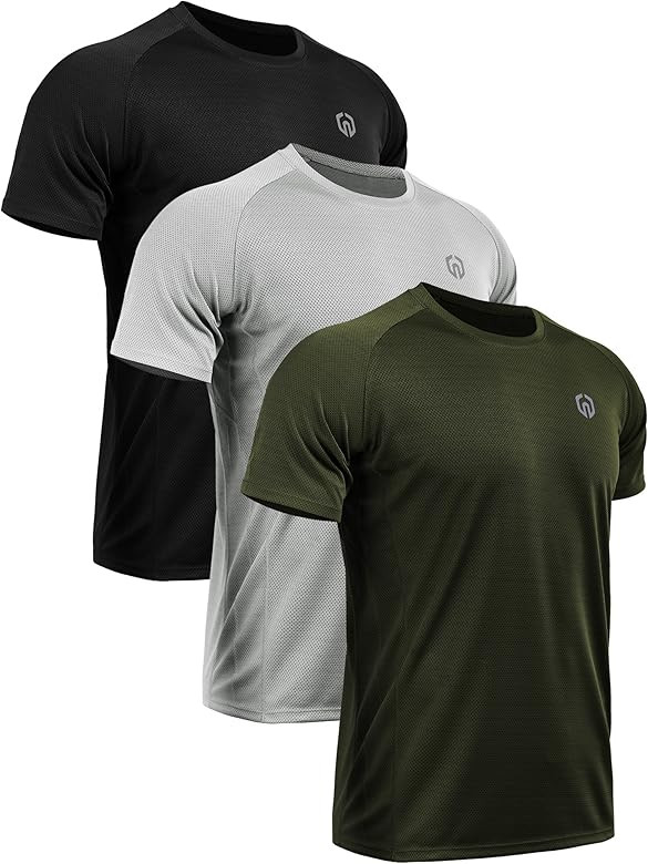 NELEUS Men's Dry Fit Mesh Athletic Shirts | Amazon (US)