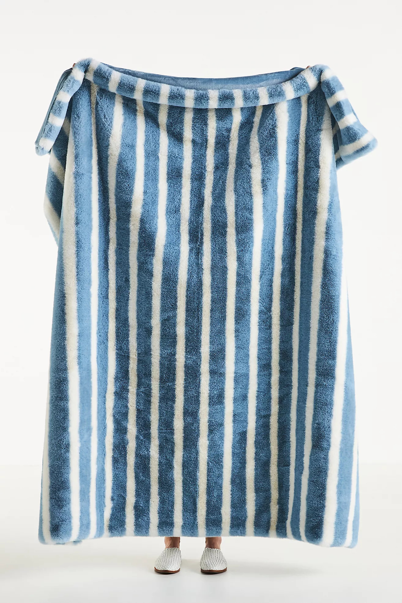 The Sophie Faux-Fur Throw Blanket | Anthropologie (US)