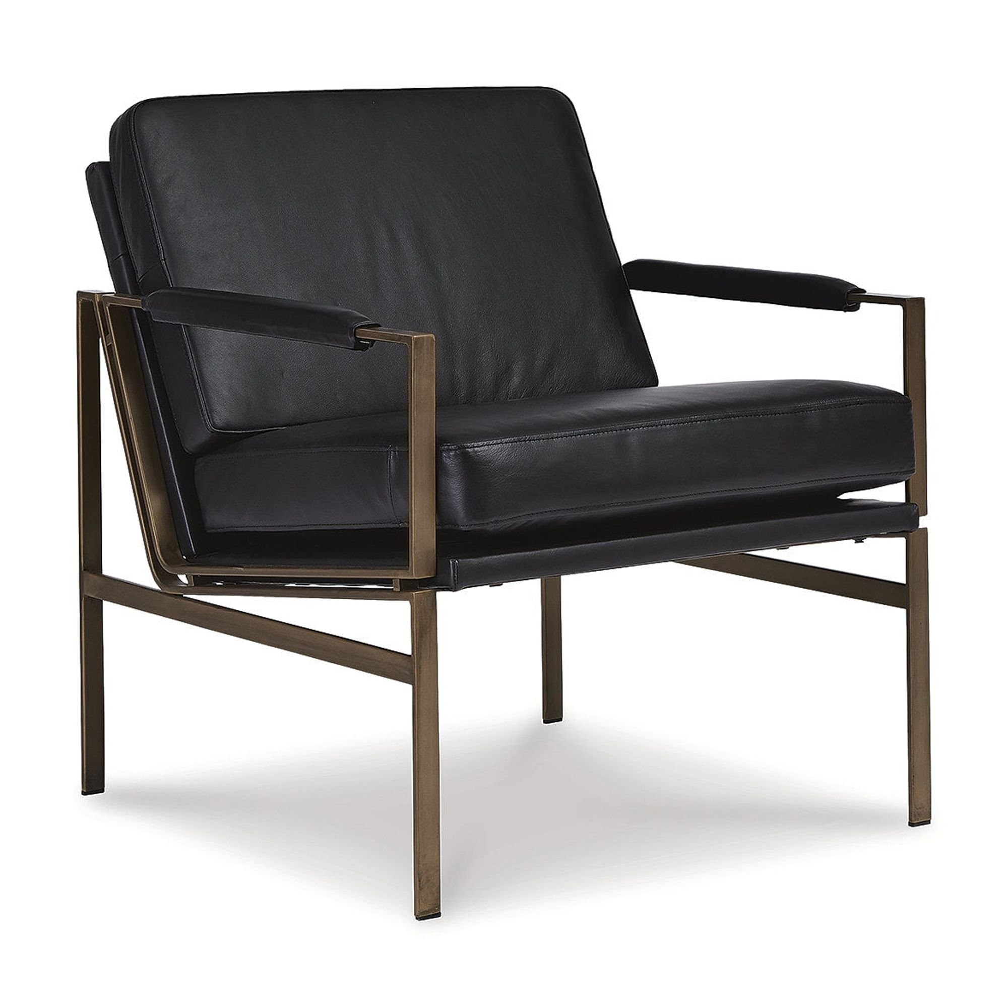 Signature Design by Ashley Contemporary Puckman Accent Chair  Black | Walmart (US)