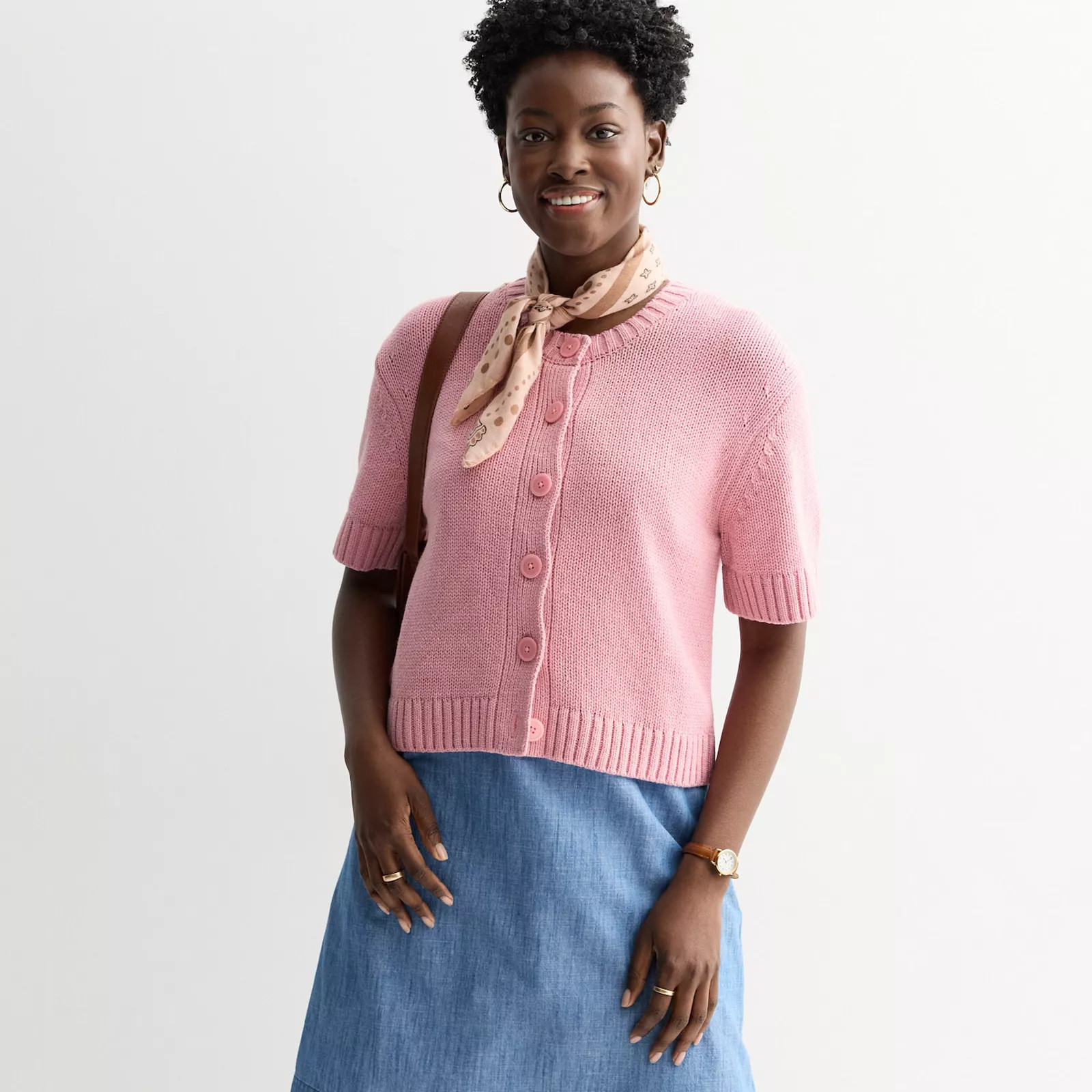 Women's Sonoma Goods For Life® Short Sleeve Sweater | Kohl's