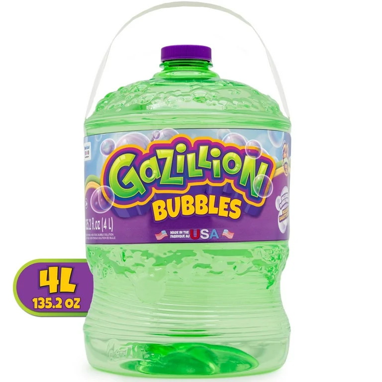 Gazillion Bubbles Premium Bubble Solution, 4 Liter | Walmart (US)