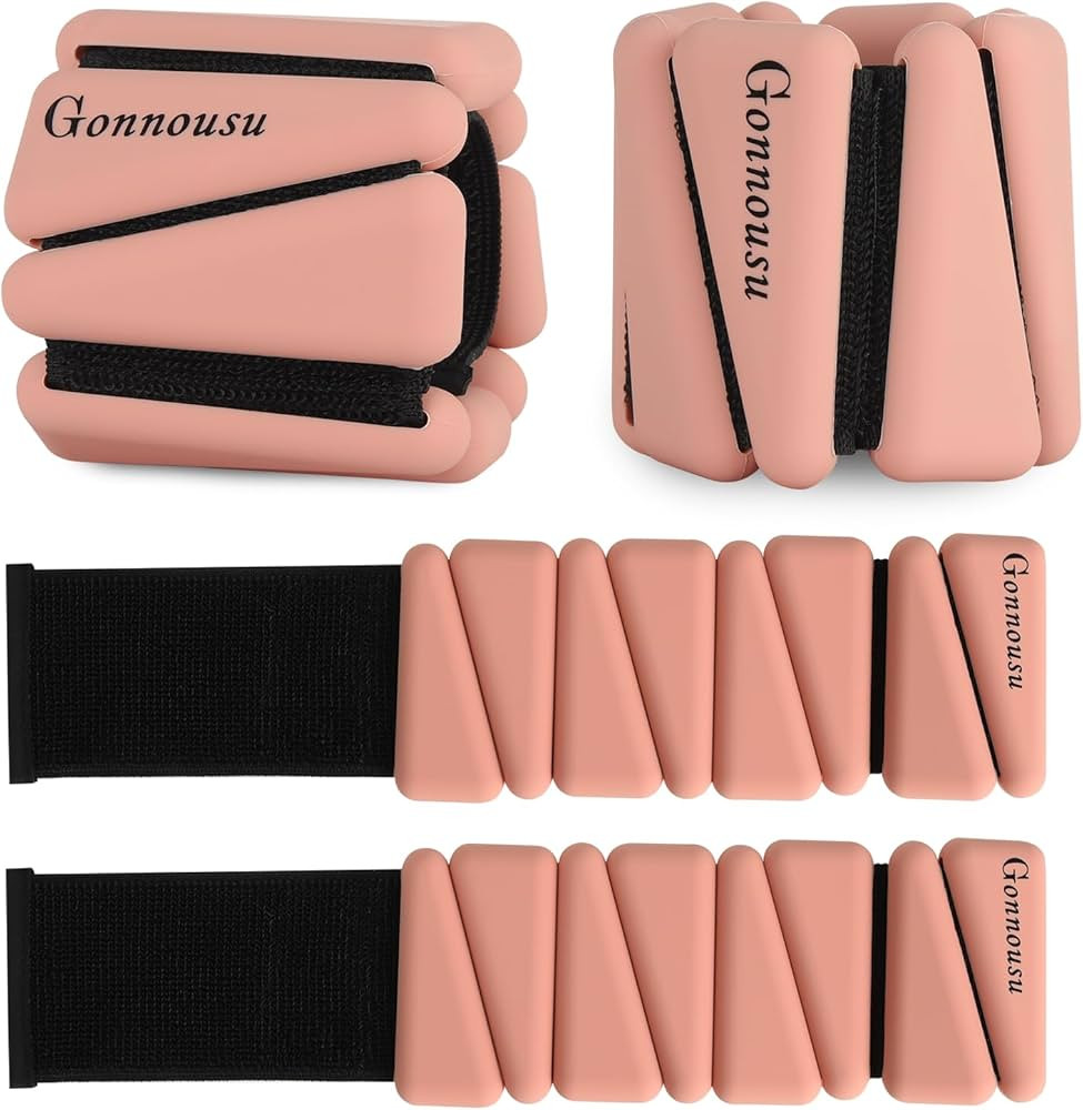 Adjustable Wearable Wrist Weights for Women and Man - Ankle Weights, Set of 2 (1lb Each) for Enha... | Amazon (US)