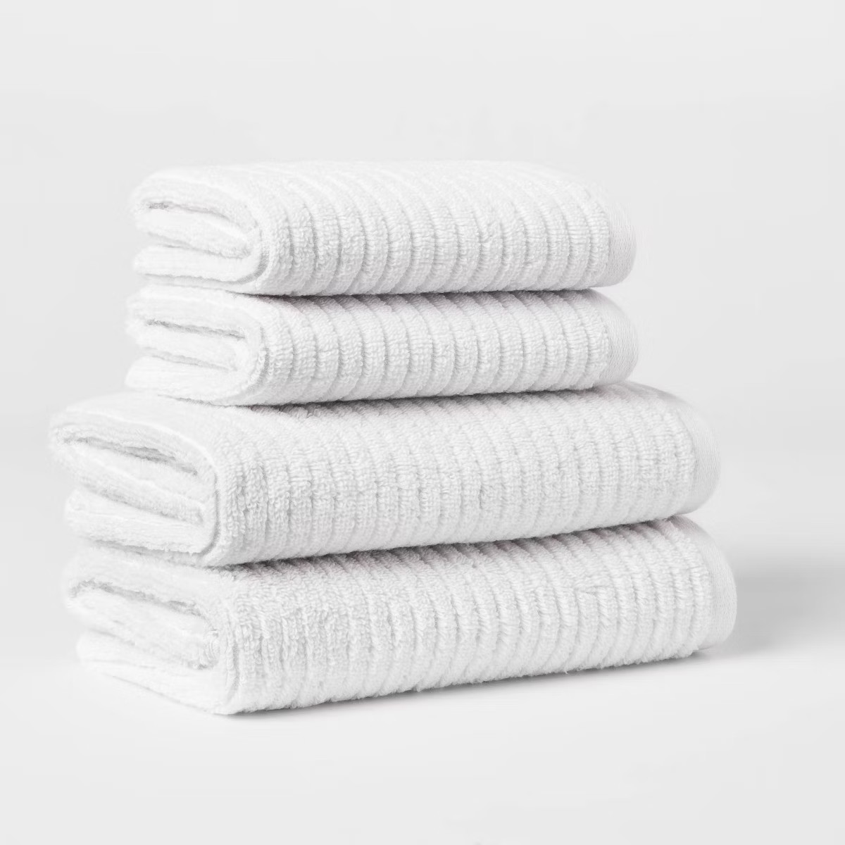 Quick Dry Ribbed Bath Towel Set - Threshold™ | Target
