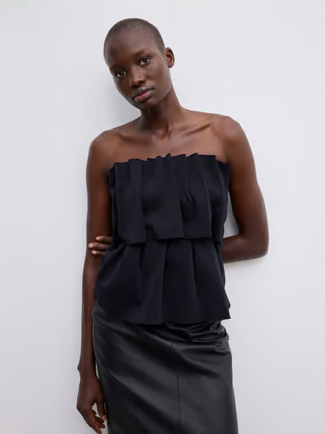Sculpted tube top | House of Dagmar