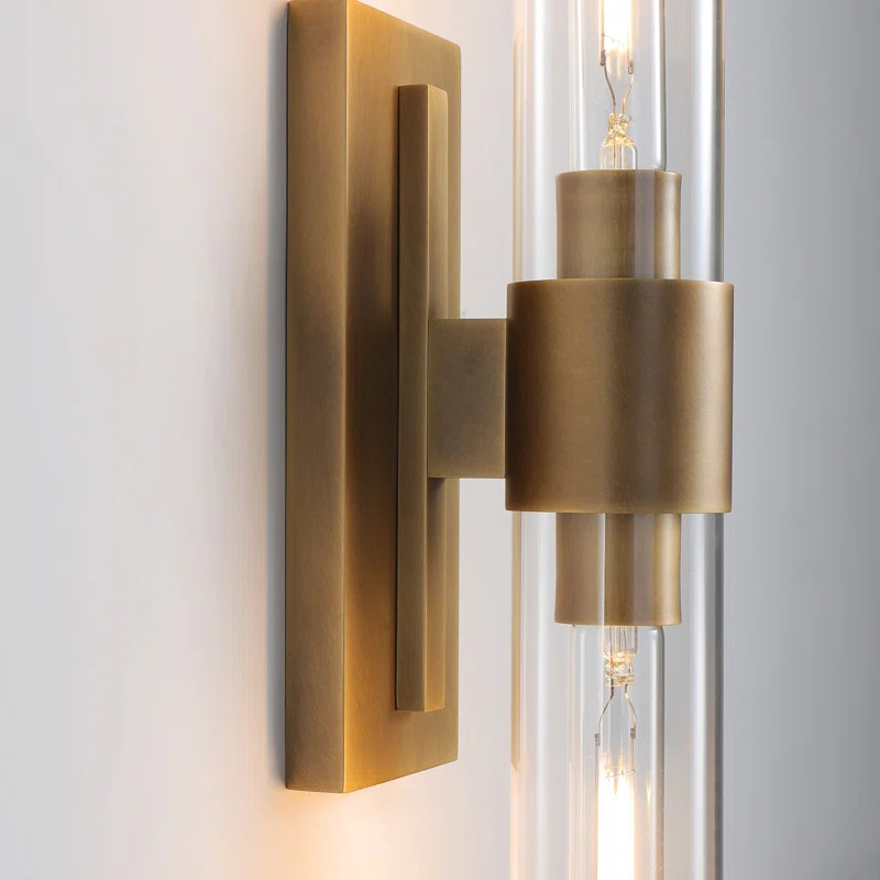 Zolee luxury brass glass lighting pole (Including Bulb) | Wayfair North America