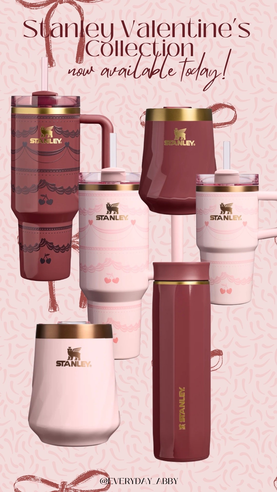 Love is in the air with the NEW Valentines collection from @stanley_brand! Just launched today! #stanleypartner 💗 