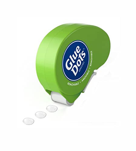 Glue Dots, Removable Dots Dot N' Go Dispenser, Double-Sided, 3/8", .38 Inch, 200 Dots, DIY Craft Glue Tape, Sticky Adhesive Glue Points, Liquid Glue Alternative, Clear | Amazon (US)