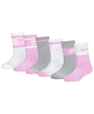 Boys' and Girls' 4-7 Retro Crew Socks, 6-Pack | Macy's