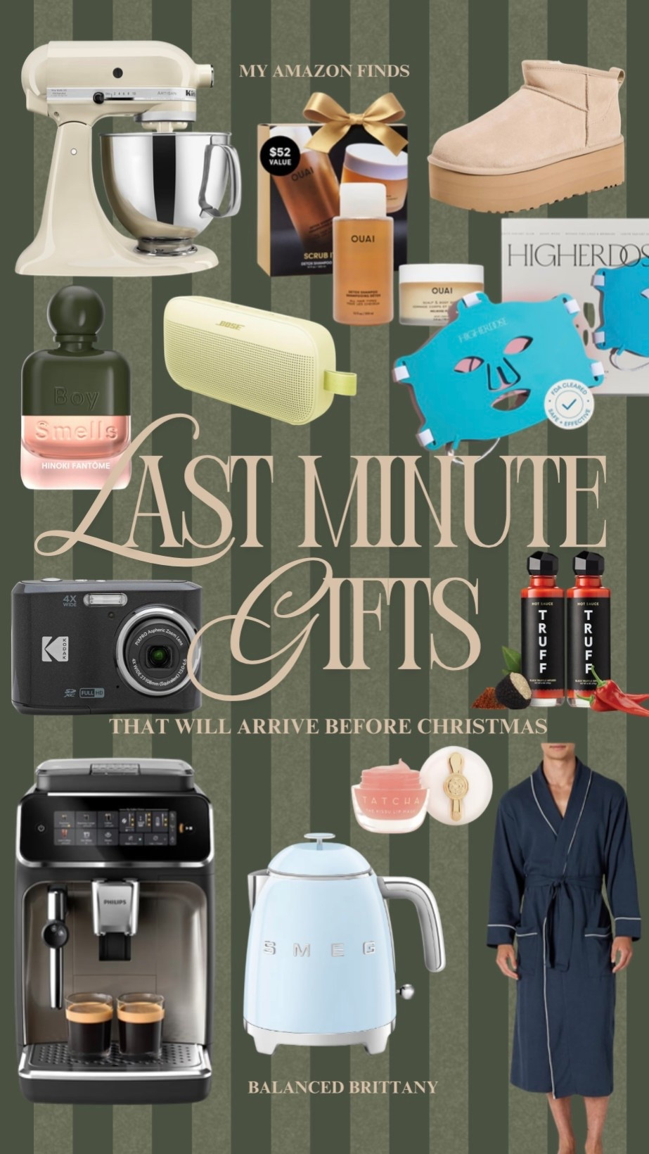 Amazon gifts that you can order to arrive before Christmas! Last minutes presents! Fast and free shipping!! 

#LTKGiftGuide #LTKHoliday #LTKselfcare