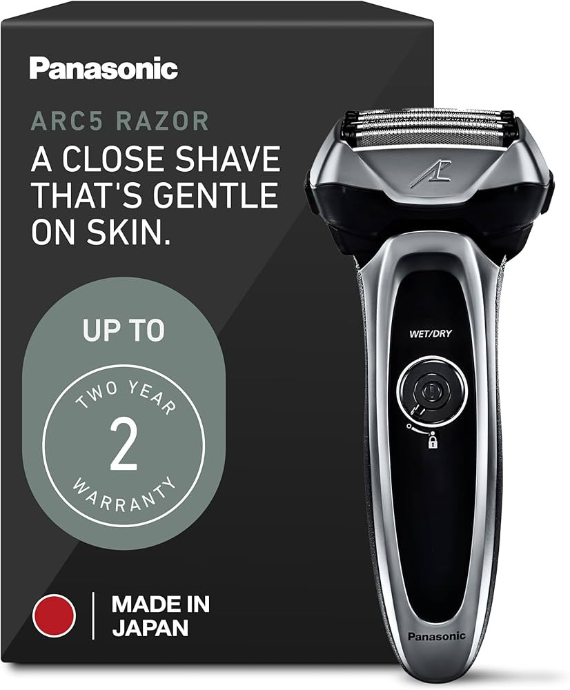 Panasonic ARC5 Electric Razor for Men with Pop-Up Trimmer, Wet/Dry 5-Blade Electric Shaver with I... | Amazon (US)