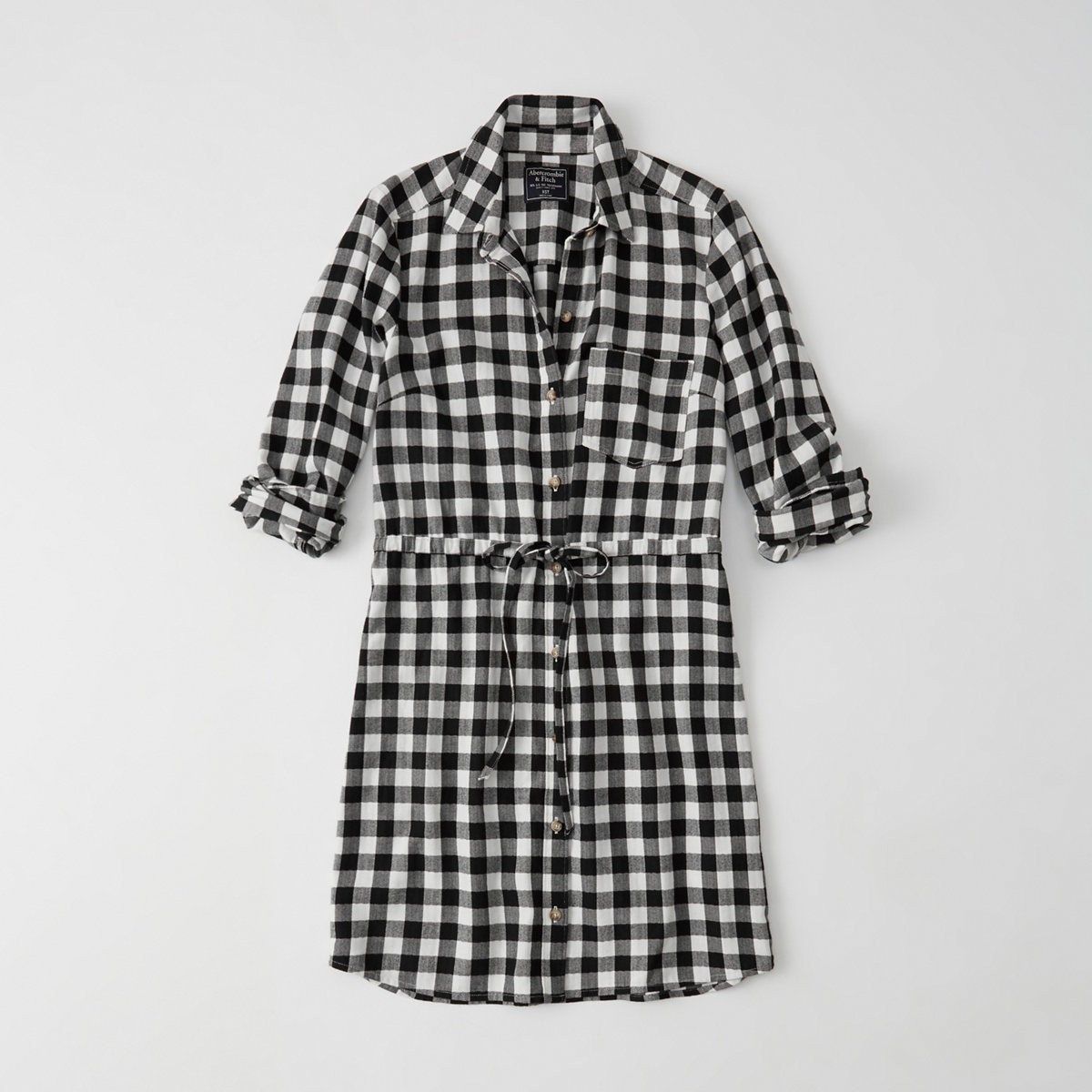 Classic Plaid Shirtdress | Abercrombie & Fitch US & UK