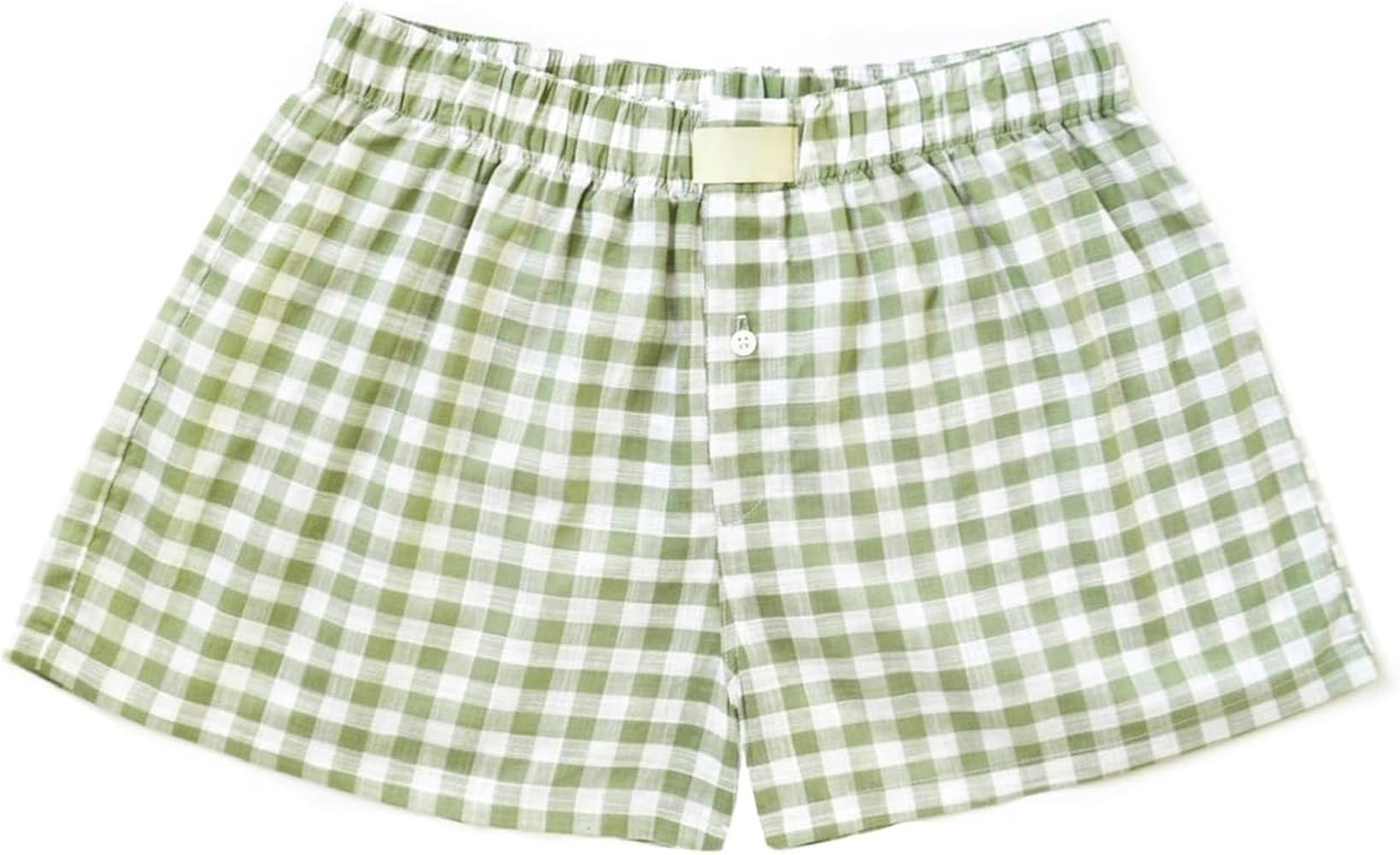 Women's Y2k Pajamas Shorts Cute Plaid Pj Short Pants Flannel Lounge Sleep Shorts Bottoms Elastic ... | Amazon (US)