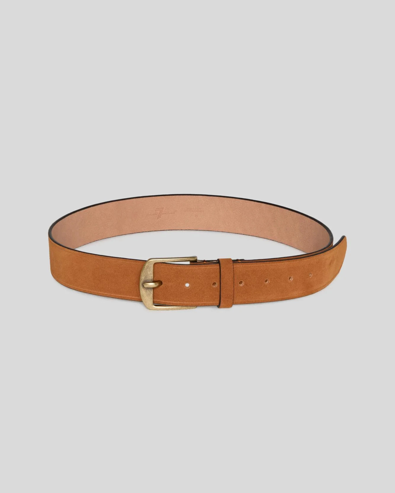 Classic Suede Belt in Cognac | 7 For All Mankind