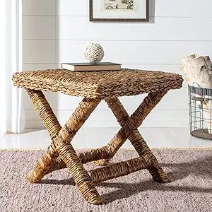Safavieh Home Collection Manor Wicker Bench, Natural | Amazon (US)