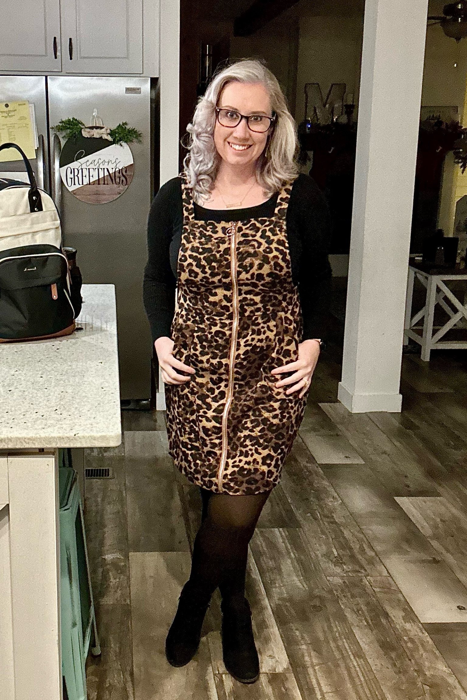 Dress and ribbed top linked 