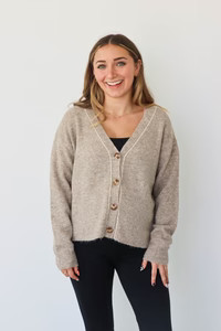 Cozy Caramel Cardigan | Lash Next Door