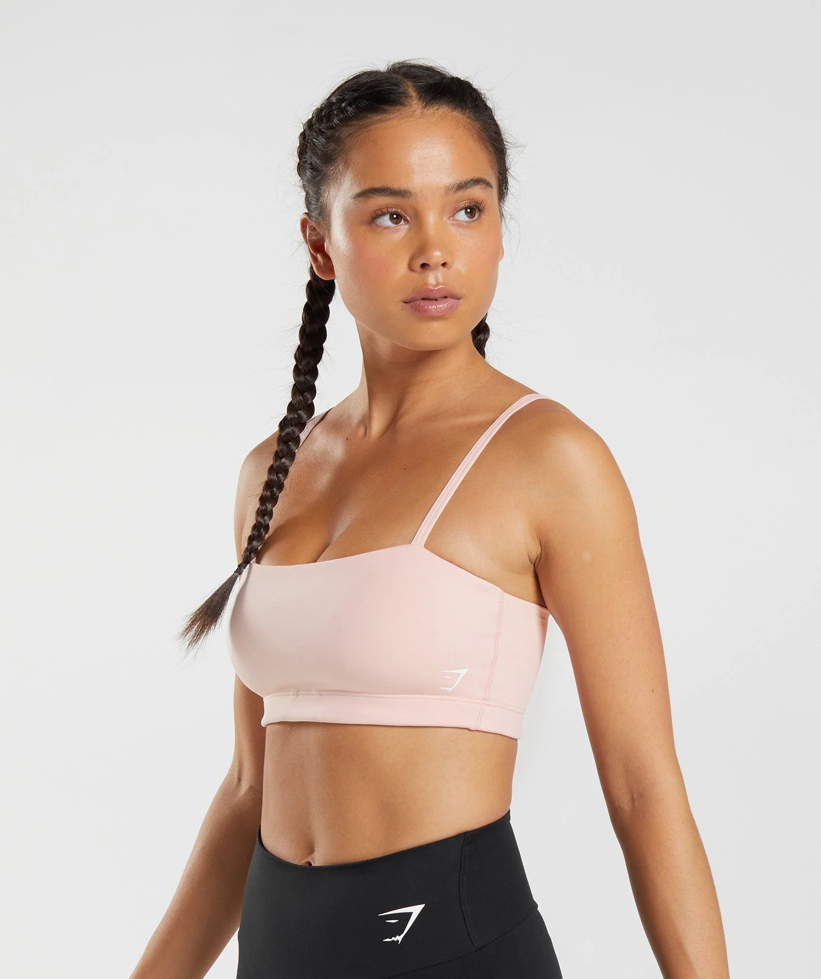 Bandeau Sports Bra Misty Pink | Gymshark US