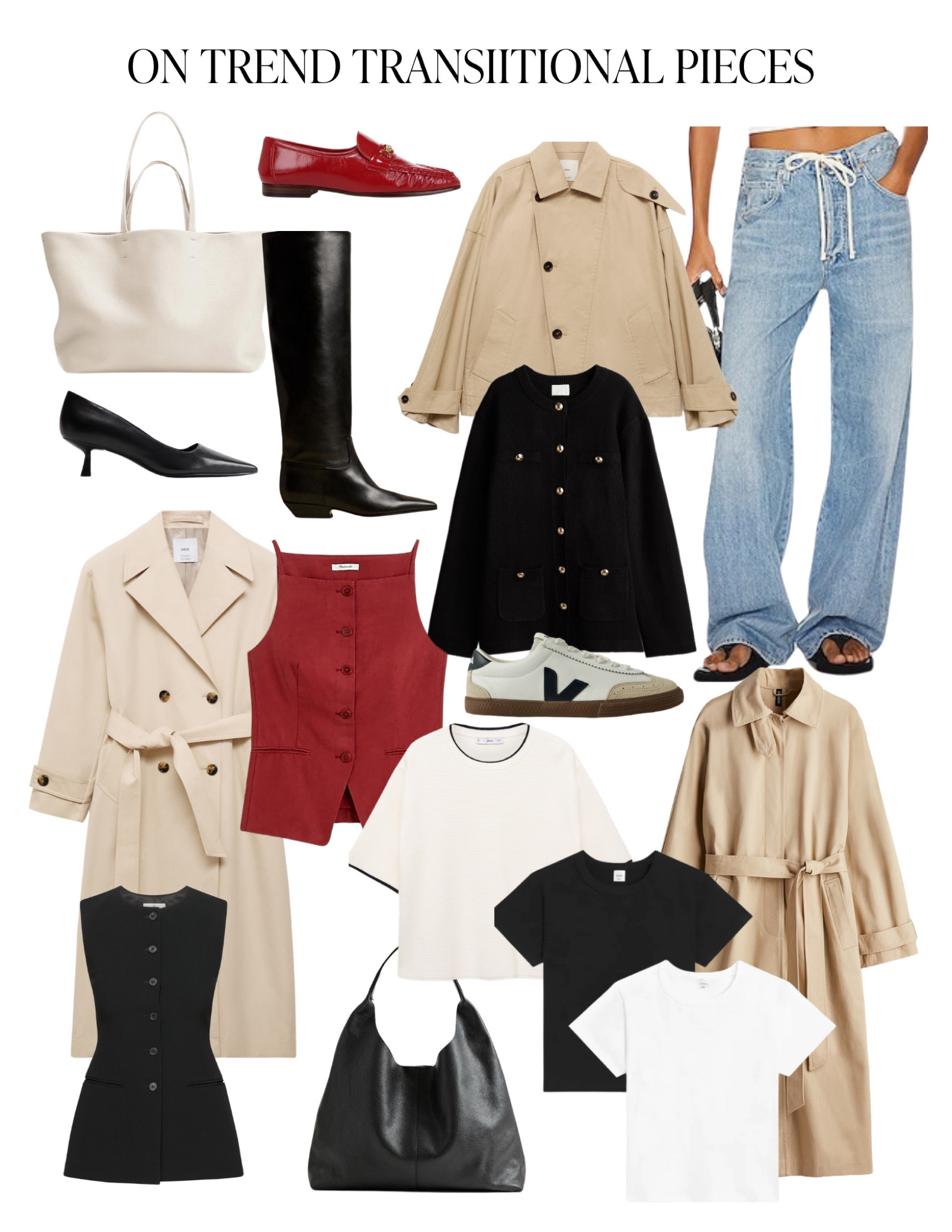 These trendy transitional pieces are perfect to round out the summer season and move towards fall! 🖤