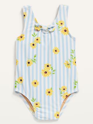 Tie-Front One-Piece Swimsuit for Baby | Old Navy (US)