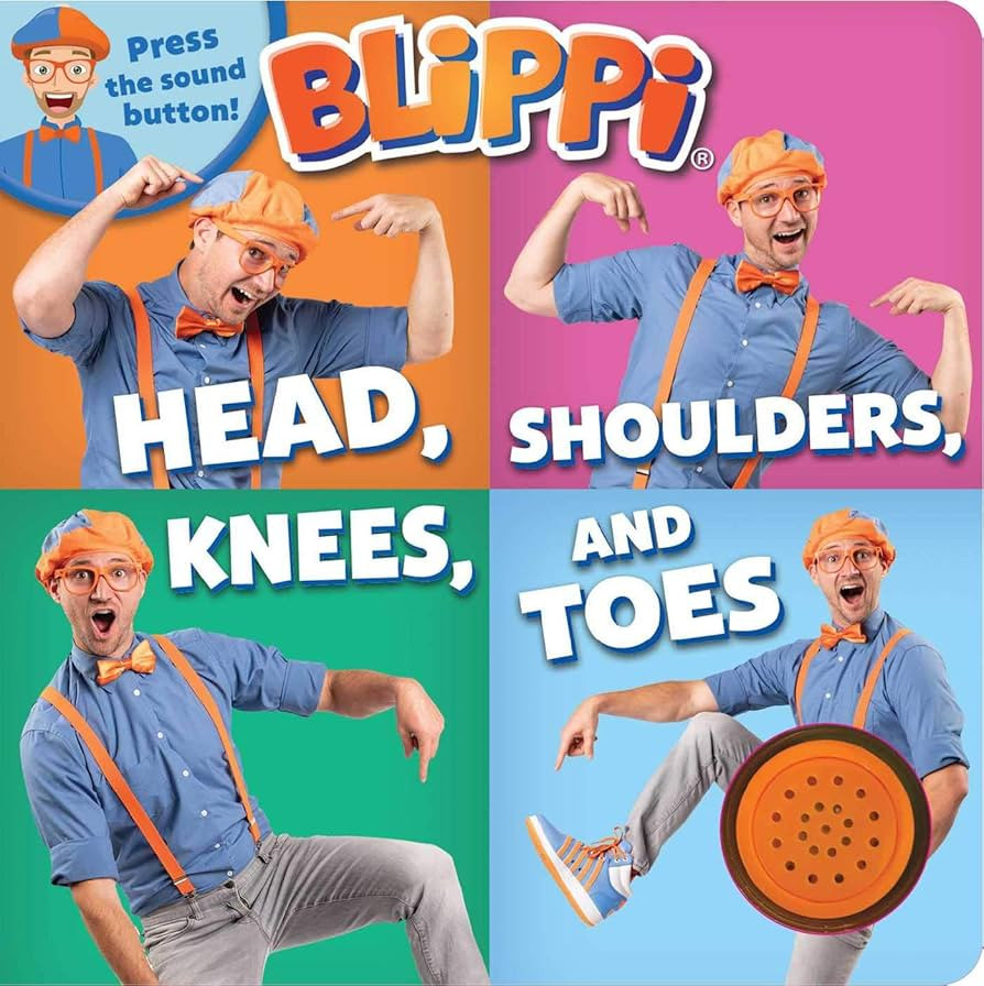 Blippi: Head, Shoulders, Knees, and Toes (1-Button Sound Book) | Amazon (US)