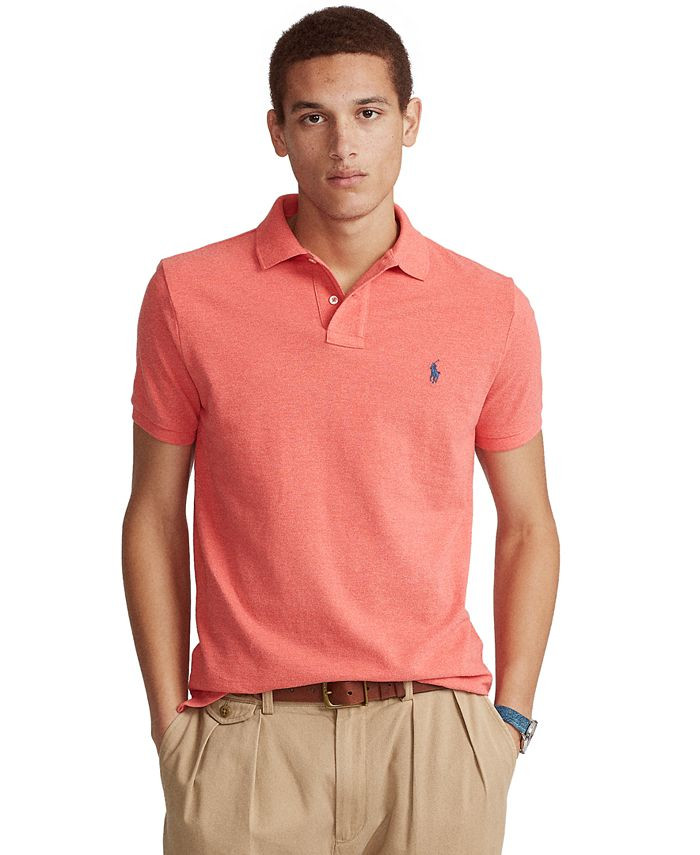 Men's Big & Tall Classic-Fit Cotton Mesh Polo | Macys (US)