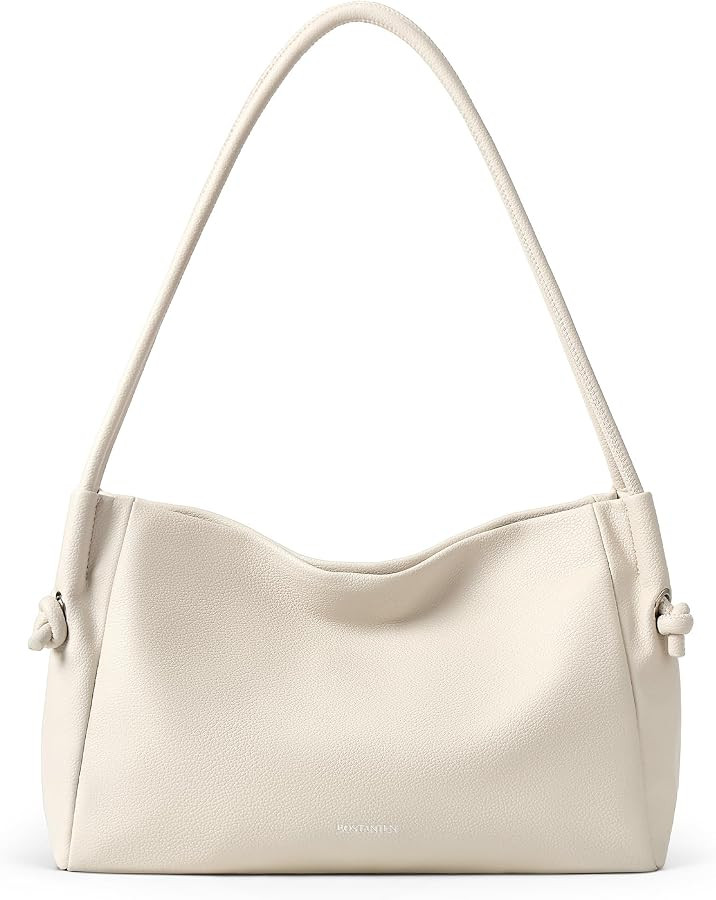 BOSTANTEN Shoulder Bag for Women Pebbled Vegan Leather Purse Soft Handbag | Amazon (US)