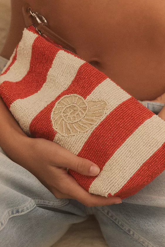 EMBROIDERED BEADED BAG | Zara UK