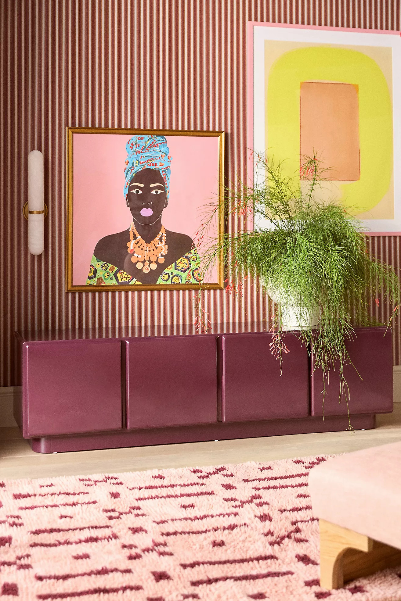 Wright Lacquer 72" Media Console | Anthropologie (US)