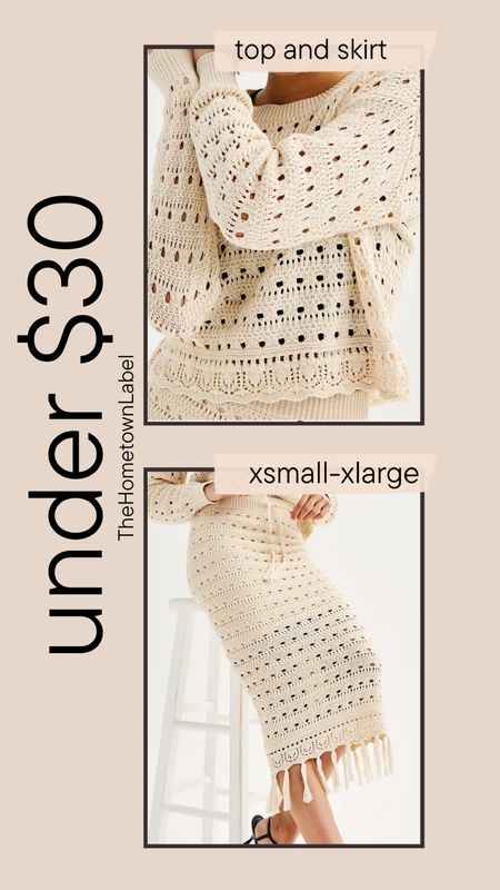Crochet top
Crochet skirt


#LTKSeasonal