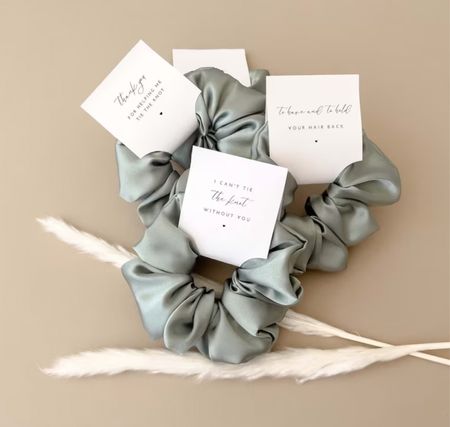 Bridesmaid Hair Ties from SandAndivory

Sage Gifts | Bridal Party Hairties | Sage Green Bridesmaid Proposal | Sage Green Hair Tie | Ask to Be Maid of Honor | Gift for bridesmaid 

#LTKbeauty #LTKwedding #LTKparties