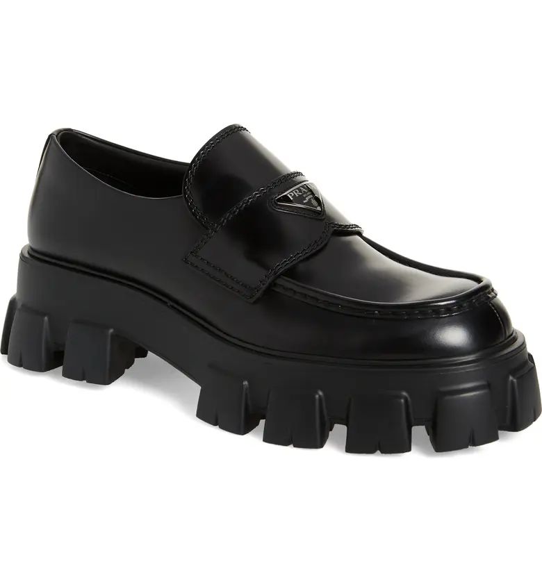 Prada Monolith Lug Sole Loafer | Nordstrom | Nordstrom