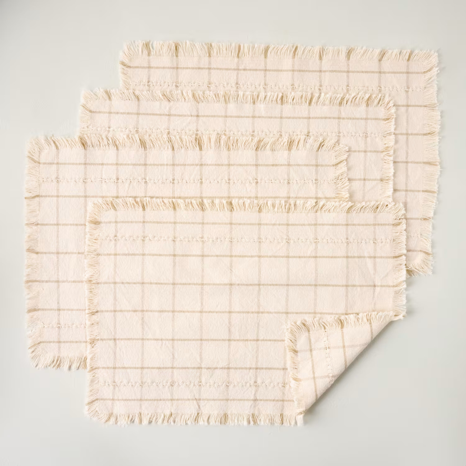 Woven Grid Placemat Set of Four | Magnolia