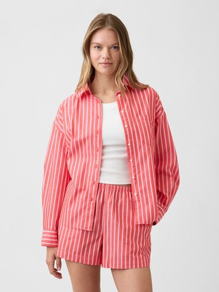 Oversized Shirt in Poplin | Gap Factory