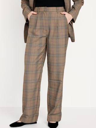 Extra High-Waisted Pleated Taylor Trouser Wide-Leg Pants for Women | Old Navy (US)