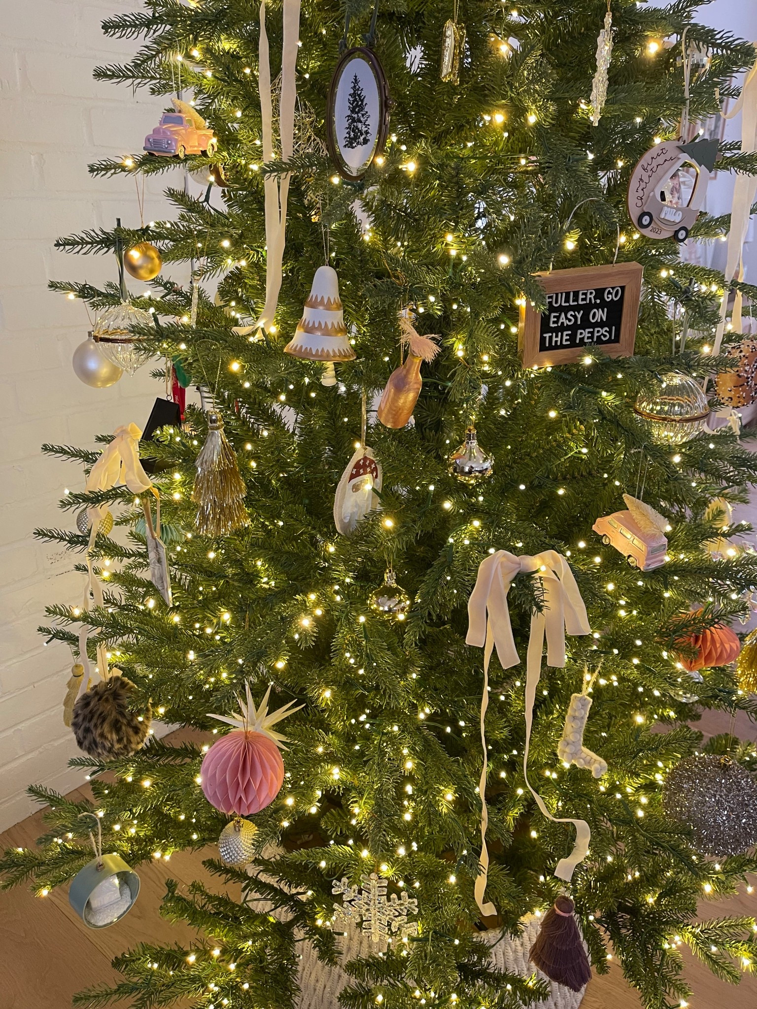 Christmas decorating is nearly finished over here! This year’s Christmas tree is my favorite yet — same ornaments with a few new ones sprinkled in and some velvet bows  

#ltkhome #ltkholiday