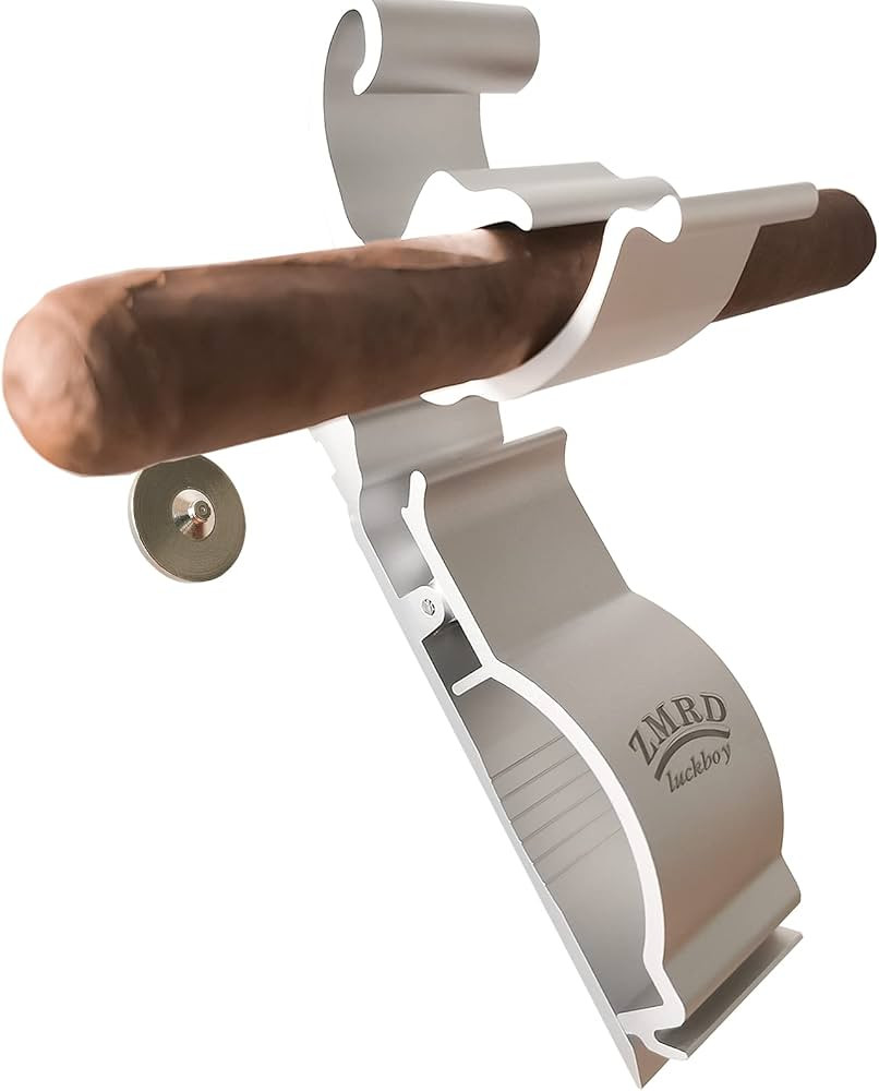 Cigar Holder, Durable Cigar Clip,Cigar Gifts, Cigar Stand Can Hold 30-60 Rings Cigars,Cigarette H... | Amazon (US)