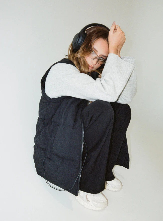 Edison Puffer Vest Black | Princess Polly US