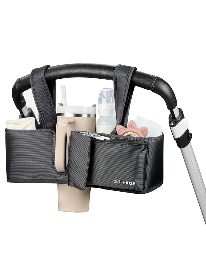 Skip Hop Ultimate Stroller Organizer Universal Fit with Adjustable Straps, Magnetic Flaps and Con... | Amazon (US)