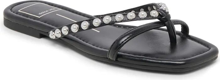 Dolce Vita Lucca Imitation Pearl Flip Flop (Women) | Nordstrom | Nordstrom