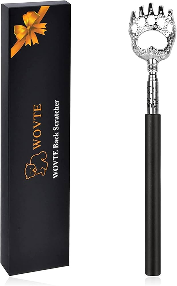 WOVTE Bear Claw Black Telescopic Back Scratcher | Amazon (US)