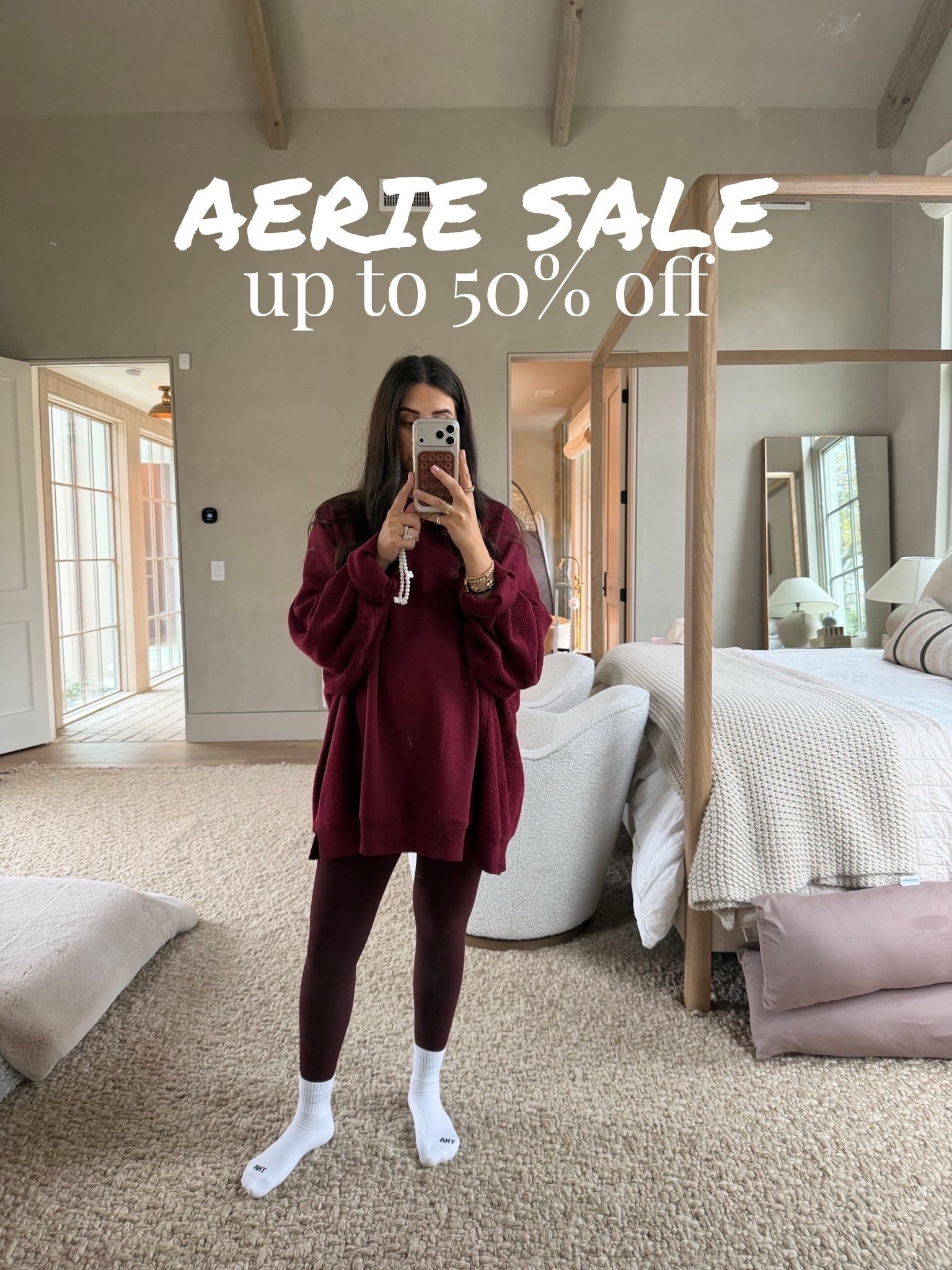 Top: xl 
Leggings: medium

aerie, aerie sale, aerie sale finds, sale finds, sweatshirt, crewneck, leggings, casual style, Nashville, bump friendly, Dede Raad, dress up buttercup

#LTKSaleAlert #LTKFindsUnder100 #LTKFindsUnder50